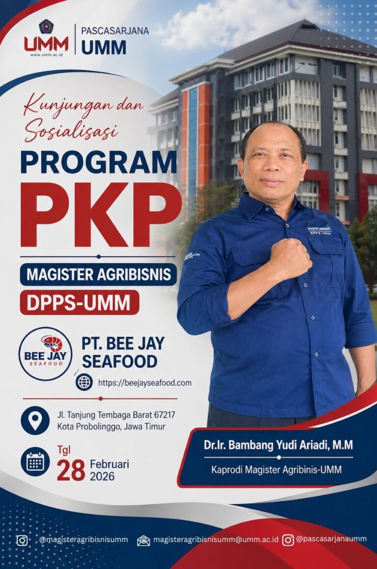 Kunjungan dan Sosialisasi Program PKP Magister Agribisnis DPPS UMM